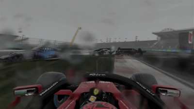 I'm not sure the Zandvoort track is quite ready yet...