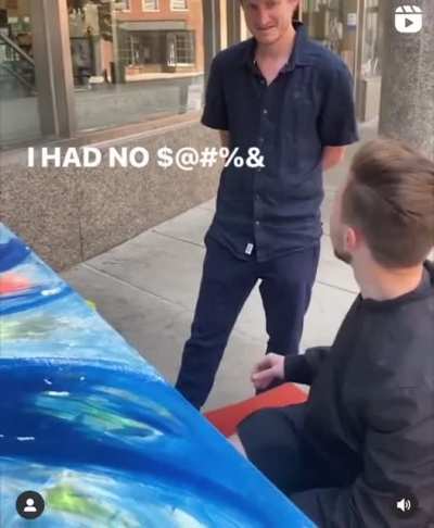 A man was playing “Ophelia” by The Lumineers on a public piano, when one of the band members walked by, joined in, and invited him to an upcoming show.