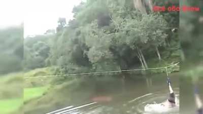 Almost drowned