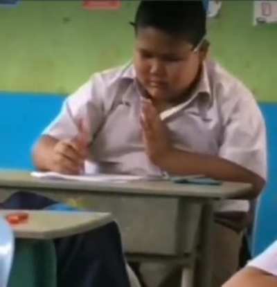 Please God, let the pen choose the correct answers.
