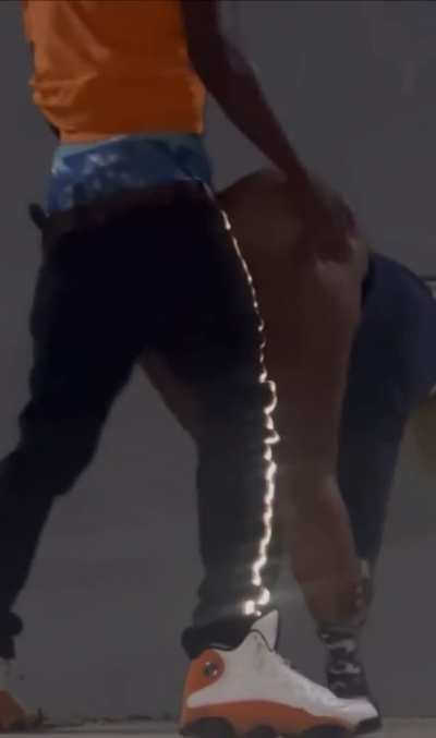 Had to bend her over outside