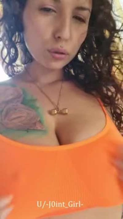 Are my titties big enough to titfuck you? (OC)