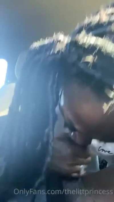 She gets nutted on