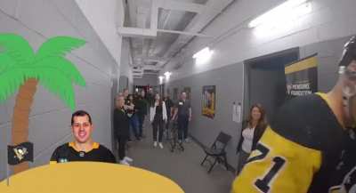 Evgeni Malkin’s response to the question: “If you were stranded on an island with a teammate, who would it be?”