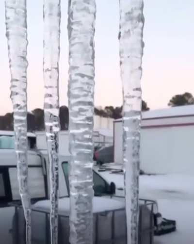 That’s one long icicle