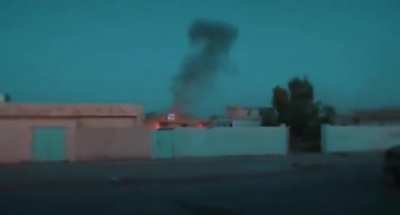 Iraqi tactical team unit surrounds several isis suicide bombers in a school and attack them with 50 cal machine guns. Anbar province, May 23, 2016.