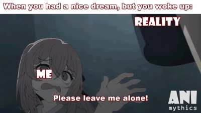 When reality strikes:
