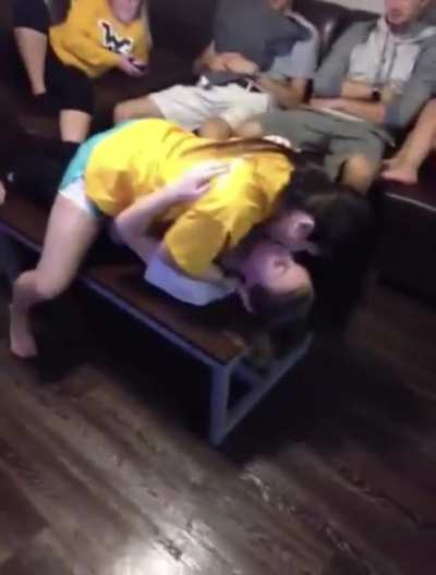 straight girls at a party