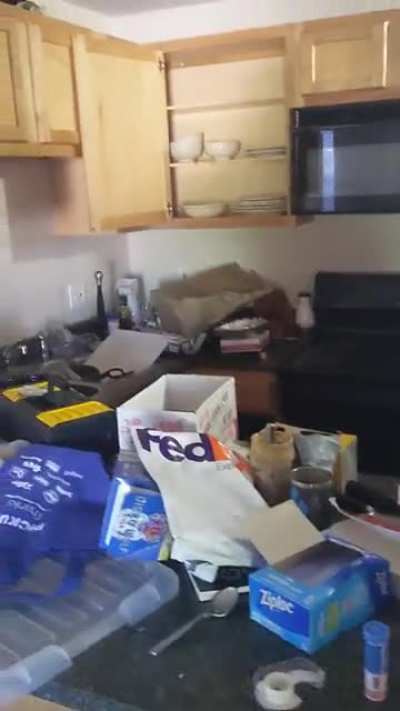 Tweakers moved into my apartment while I visited my dad for Father's Day weekend.