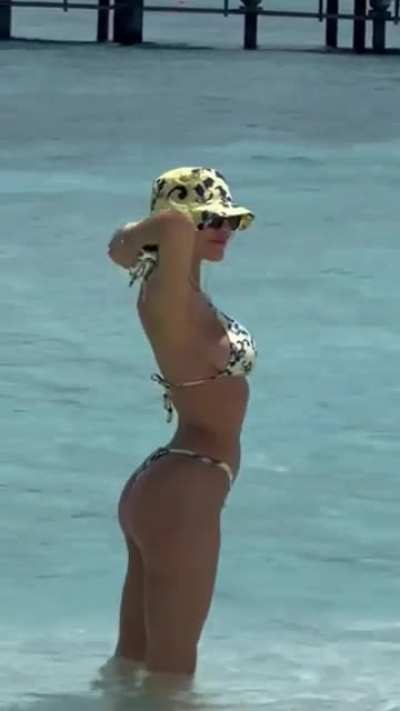 Bikini with water