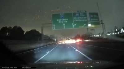 I-75 in Atlanta - The officer said 