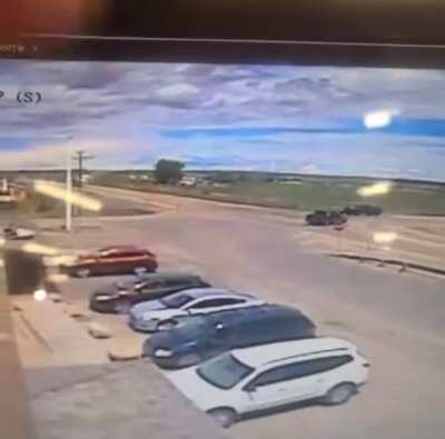 Idiot doesn’t look both ways before crossing an intersection, results in broken bones and dead cows. Then, they fled the scene.