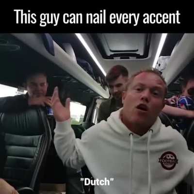 He nailed those accents.