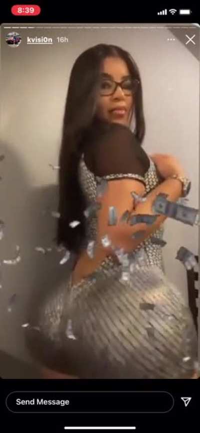 She doing her nights in the club now