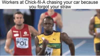 Gotta run fast!!!