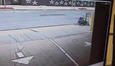 My guy got his ass beat by a parking sign 🤣