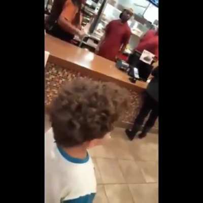 “You in the wrong place to say the n word”