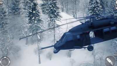 I'm pretty sure that prong at the front of the Black Hawk is for aerial refueling