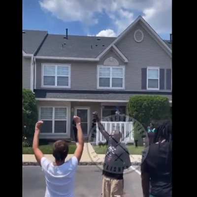 Protest outside of the racists house (NJ)