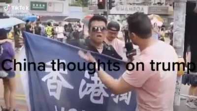 Hong Kong protestor says it best.