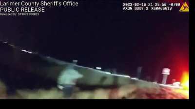 To tase a suspect in a safe spot