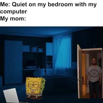 And she won't close the door