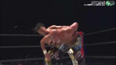 [CyberFight Festival 2021 Spoilers] Finish to GHC Heavyweight Championship Match (Naomichi Marufuji vs Keiji Mutoh)