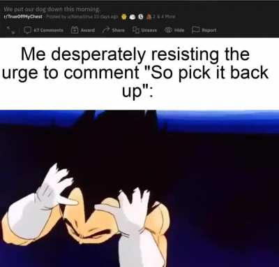 So pick it back up