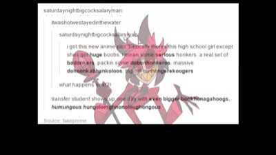 Alastor's New Anime Plot (fanart by PeppyJack)
