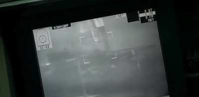 UAF BTR-4 destroys multiple Russian vehicles, including a tank, point blank - somewhere 2022