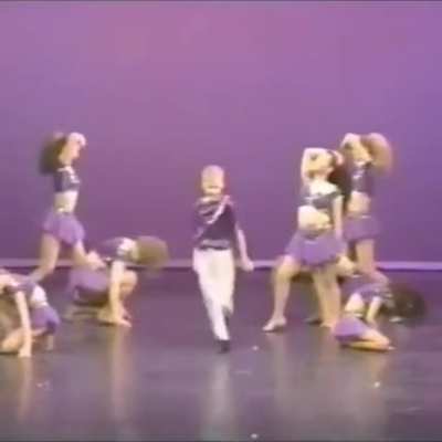 A young Ryan Gosling dancing in 1992.