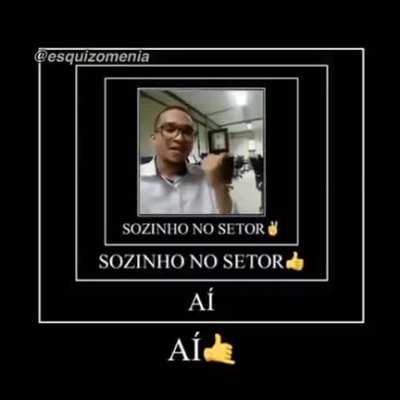 Sozinho no setor ✌️