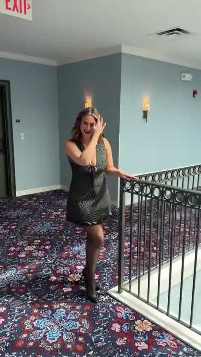 This dress flirts harder than I do