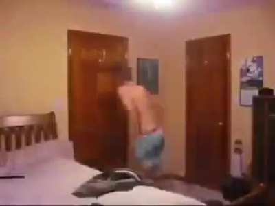 YanDev when he fails to kidnap a samus cosplayer to put in his makeshift giant cum jar
