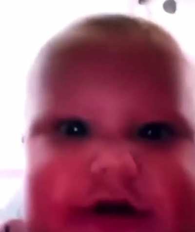 wtf the baby👶🏼 doin listenin to jumpouttheshouse😈
