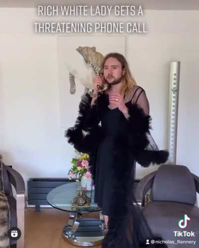 Rich White lady is tired of her Mom blackmailing her.