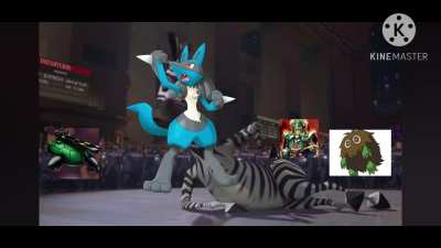 Oshowatt Trying to Negotiate with the Duel Monsters (The Guy is just looking for anyway to be with Dark magician girl)