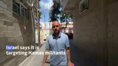 Mohammed Al-Hadidi, lost five of his family members in an Israeli attack supposedly against Hamas, his only surviving son, omar, is severely wounded as well, while also losing having his house put to the ground.