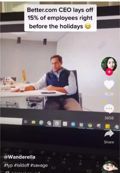 CEO Vishal Gary lays off over 900 employees over Zoom just ahead of the holiday season