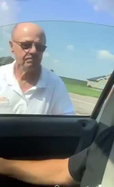 Friend of mine gets pulled over and pistol whipped by a racist grandpa.