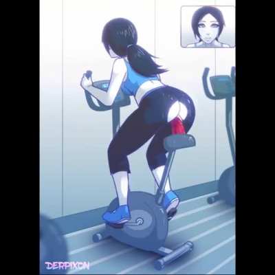 [r/Ce<wbr>dehsH<wbr>entai<wbr>] Wii Fit Trainer Cardio (Derpixon) [Wii Fit]