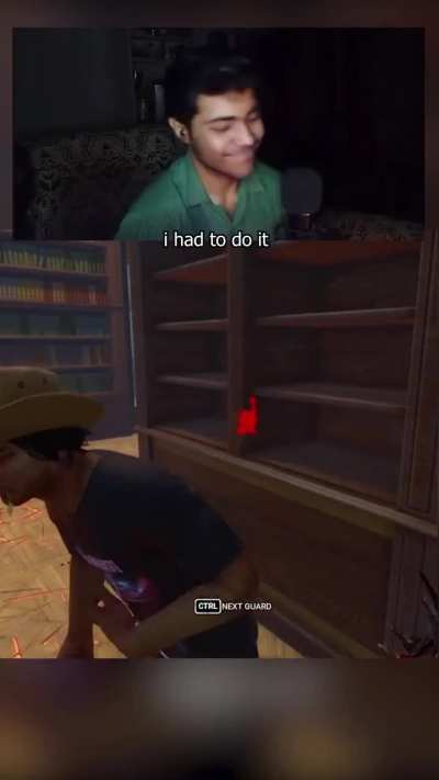 i had to do it