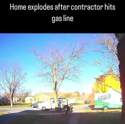 House goes boom