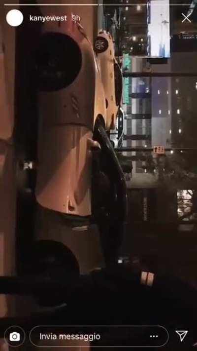 Kanye did post ig stories in the Yandhi era