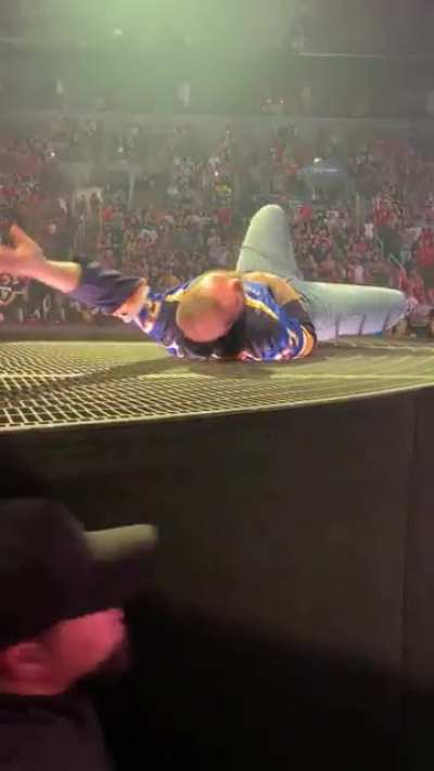 Post Malone falls on stage