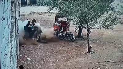 A mechanic died after his air compressor explodes
