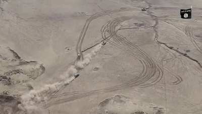 Islamic State SVBIED chases Iraqi humvees and then detonates - Iraq unknown date
