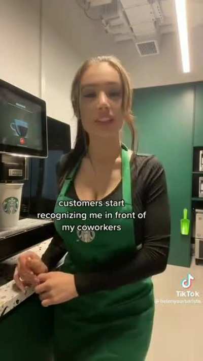 Starbucks ass babe