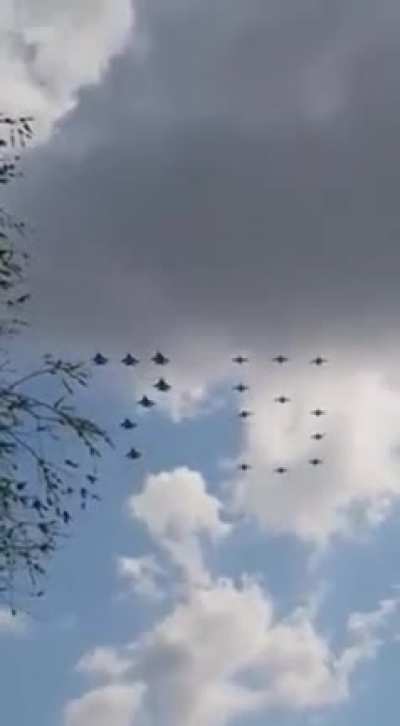 The sky over Moscow. С Днём Победы!