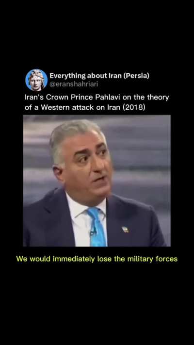 Reza Pahlavi on the Obligation of Iranians to Oppose a War Against Iran (circa 2018)